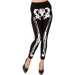 Spook & Skelet Kostuum | Legging Skelet Tulla Vrouw | Large / XL | Carnaval kostuum | Verkleedkleding